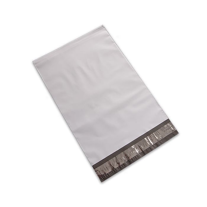10 x 13 Tuff-Shield White Flat Poly Mailers (No Bubble Lining)