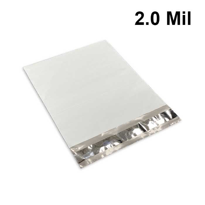 Tuff-Shield Light Grey Flat Poly Mailers 2.0