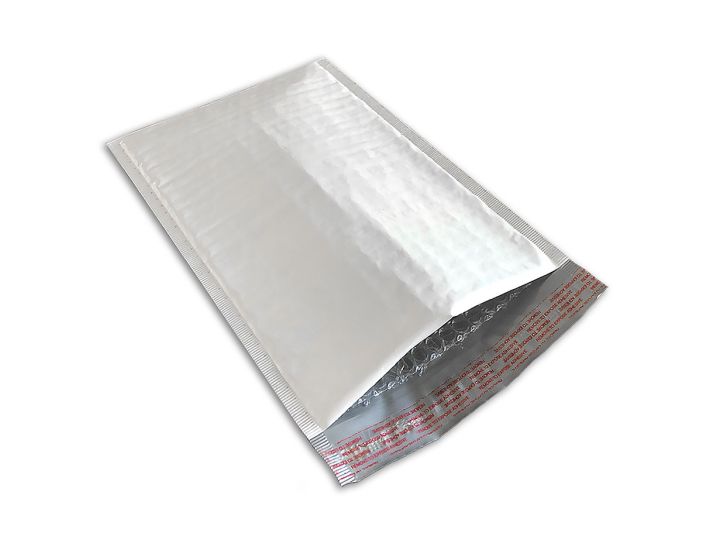 Soft Shell Gray Poly Bubble Mailers Self Seal With Hot Melt