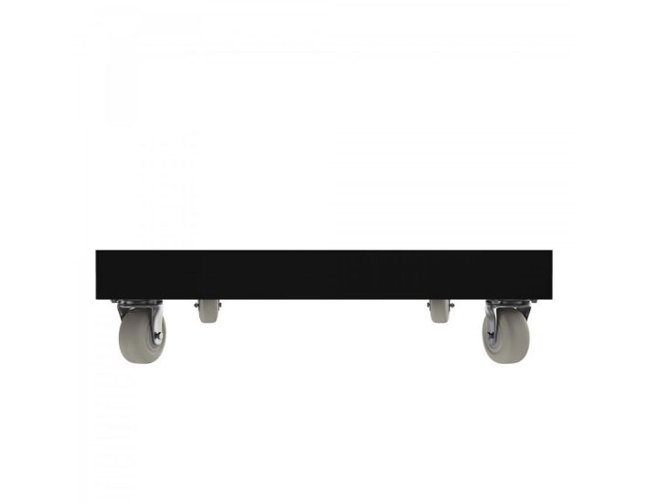 Heavy Duty Black Plastic Dolly For Bread Trays (500Lb Capacity)