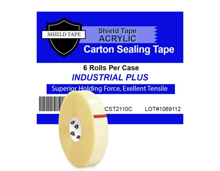 Industrial Grade Clear Acrylic Adhesive Carton-Sealing Packaging Tape Machine Length