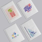 Custom Printed White Kraft Bubble Mailers