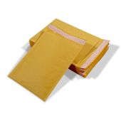 Extra Air Golden Kraft Paper Bubble Mailers with Peel & Seal