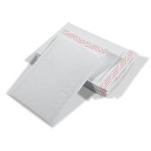 White Kraft Laminated Paper Extra Air 3/16" Bubble Mailers Peel & Seal