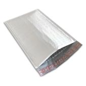 Strong Soft Shell Gray Poly Bubble Mailers Self Seal With Hot Melt Glue