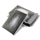 Hard Shell Metallic Bubble Mailers Extra Air (3/16" Bubble Liner) Peel & Seal