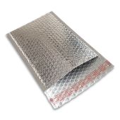 Hard Shell Metallic Bubble Mailers Extra Air (3/16" Bubble Liner) Peel & Seal
