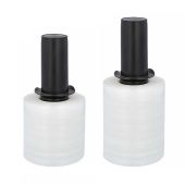 Black Spinner Handle Narrow Width Clear Banding Stretch Film