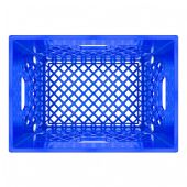 Rectangle Blue Plastic Milk Crate 24qt (6 gallon)