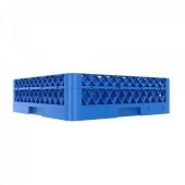 Blue Plastic Glassware Rack Plus Extender With 25 Compartments