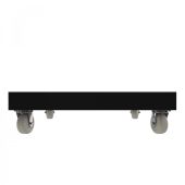 Heavy Duty Black Plastic Dolly For Bread Trays (500Lb Capacity)