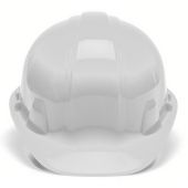 Industrial Cap Style White Hard Plastic Hat SL Series ANSI Type 1 Class E