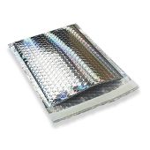 Hard Shell Metallic Holographic Bubble Mailers Extra Air (3/16" Bubble Liner) Peel & Seal