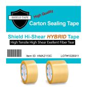 High Initial Tack Yellow Transparent Hot Melt Acrylic Hybrid Adhesive Packaging Tape