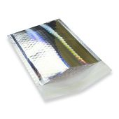 Glamour Paper Holographic Bubble Mailers Peel & Seal Closure