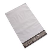 10 x 13 Tuff-Shield White Flat Poly Mailers (No Bubble Lining)