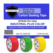 Industrial Grade Color Acrylic Adhesive Carton-Sealing Packaging Tape Hand Type