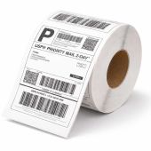 Zebra 4 x 6 Direct Thermal Shipping Labels in Rolls White