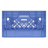 Bulk Color Rectangle Plastic Milk Crates 24qt (6 gallon)