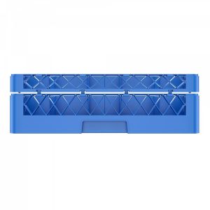 Blue Plastic Glassware Rack Plus Extender With 25 Compartments