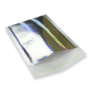 Glamour Paper Holographic Bubble Mailers Peel & Seal Closure