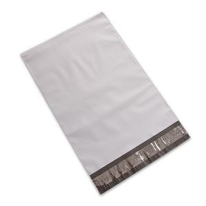 10 x 13 Tuff-Shield White Flat Poly Mailers (No Bubble Lining)