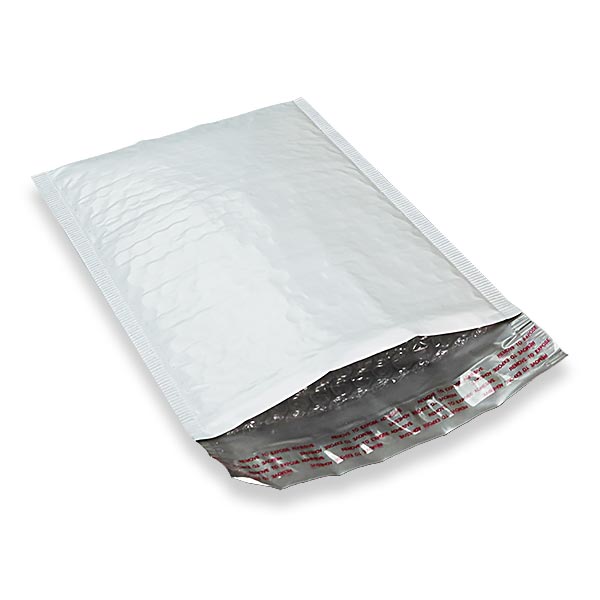 Light Gray Poly Bubble Mailers
